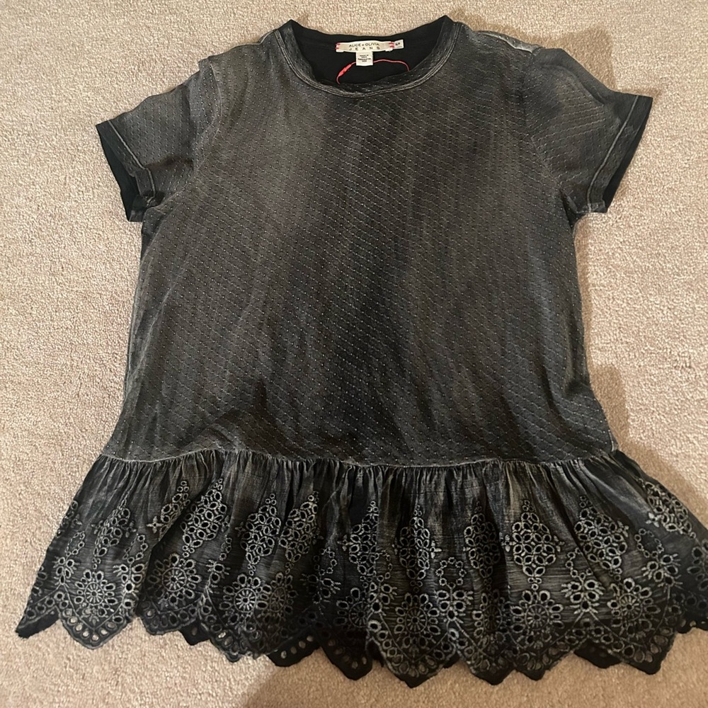 Black top from Alice & Olivia in size small
